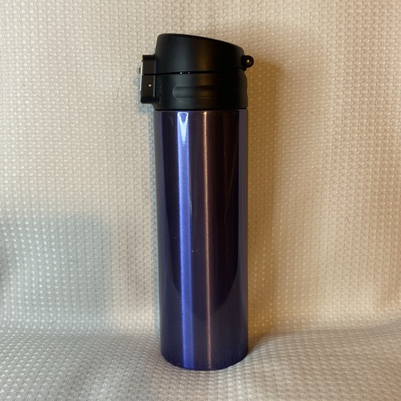 Lock & Lock Navy Metallic Stainless Steel Water Bottle - Picture 2 of 6